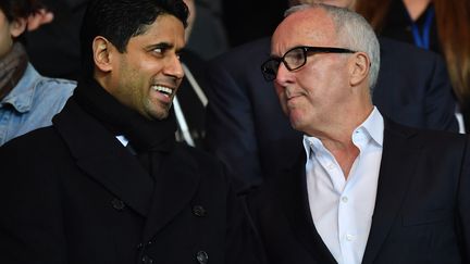 Nasser Al Khelaifi et Frank McCourt (MUSTAFA YALCIN / ANADOLU AGENCY)