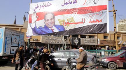 Alors que le premier tour de l'élection présidentielle&nbsp;approche (28 mars 2018), les journalistes de nouveaux ciblés par le régime d'Abdel Fattah Al Sissi. (KHALED ELFIQI / EPA)