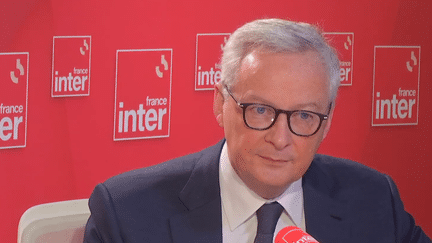 Bruno Le Maire, ministre de l'Économie, sur France Inter le 30 novembre 2023. (RADIOFRANCE)