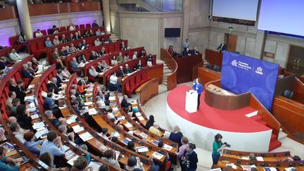 La Convention citoyenne sur la fin de vie s'est majoritairement prononcée, le 2 avril 2023, pour ouvrir une "aide active à mourir" après s'être réuni" pendant plusieurs mois. (SOLENE LE HEN / RADIO FRANCE)