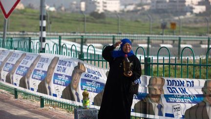 Non loin de la colonie juive de Beit El, près de Ramallah, en Cisjordanie (avril 2012). (AFP PHOTO / GALI TIBBON)