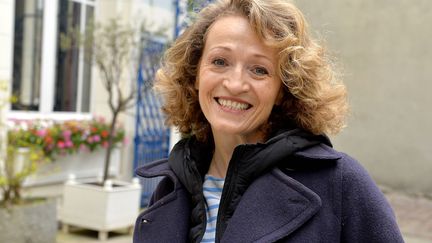 Annick Cojean, au festival du livre et du film de Saint-Malo en 2016. (JOEL LE GALL / MAXPPP)