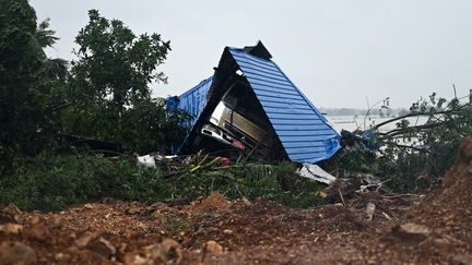 La toiture d'une maison à Paung, dans l'Etat de Mon le 10 août 2019 (YE AUNG THU / AFP)