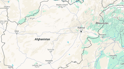 L'éboulement a ravagé le village de Nakre, dans la vallée de Tatin, dans la province du Nouristan (Afghanistan), le 18 février 2024. (GOOGLE MAPS)