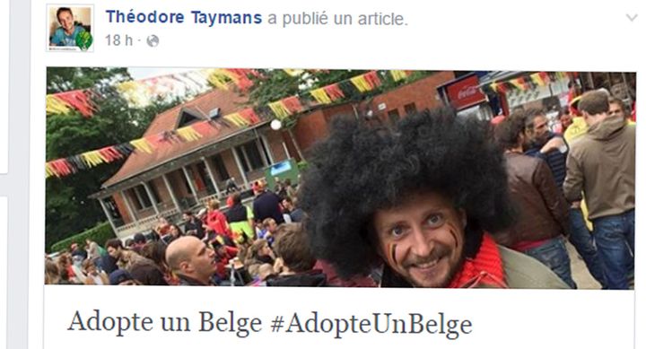 &nbsp; (© Capture écran Facebook du post de Théodore Taymans)