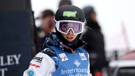 Perrine Laffont, le jeudi 13 janvier 2022 à Park City. (EZRA SHAW / GETTY IMAGES NORTH AMERICA)