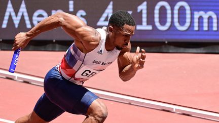 Le sprinter britannique Chijindu Ujah a vu son échantillon B confirmer le résultat du premier test antidopage. (JAVIER SORIANO / AFP)