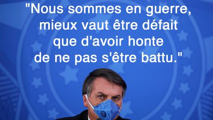 Jair Bolsonaro, président du Brésil, sur Twitter, le 21 mai 2020. (REUTERS)