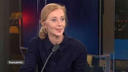 La secrétaire d'Etat chargée de l'Enfance, Charlotte Caubel, était l'invitée de franceinfo, jeudi 15 décembre 2022. (FRANCEINFO / RADIO FRANCE)