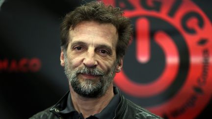 Mathieu Kassovitz au salon Magic, à Monaco, le 25 février 2023. (JEAN FRANÇOIS OTTONELLO / MAXPPP)