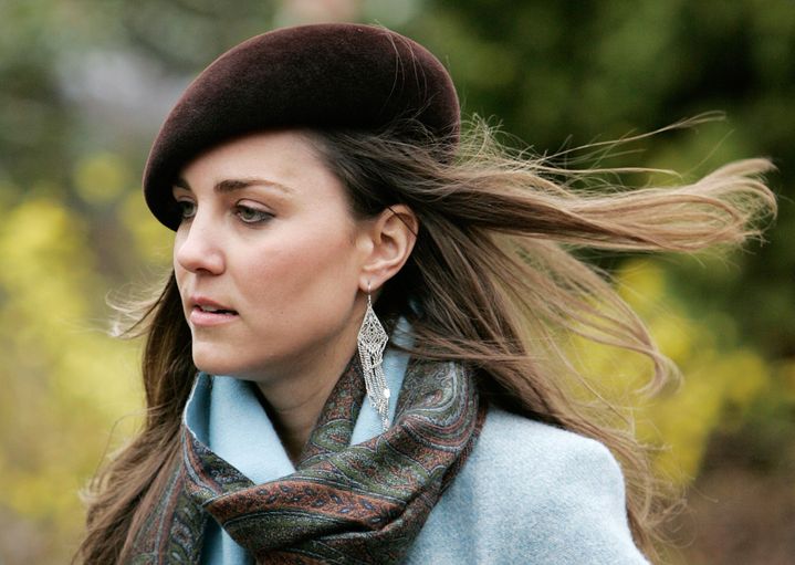 Kate Middleton en béret, mars 2007
 (Getty Images)