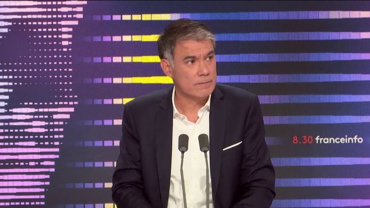 Olivier Faure, first secretary of the Socialist Party, was the guest of the "8:30am franceinfo"Wednesday December 7, 2022. (FRANCEINFO / RADIOFRANCE)