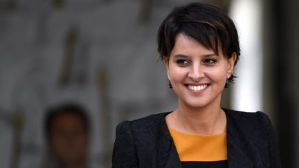 La ministre de l'Education, Najat Vallaud-Belkacem, à l'Elysée, à Paris, le 28 septembre 2016.&nbsp; (MAXPPP)