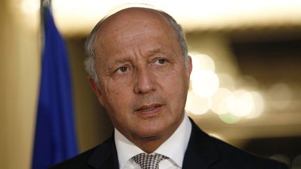 &nbsp; (Laurent Fabius à Bagdad ce dimanche © Reuters-Thaier Al-Sudani)