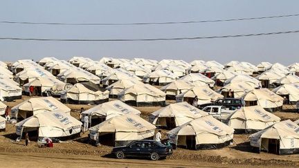 Camp de réfugiés yazidis en Syrie (2014). (Gail Orenstein / NurPhoto)