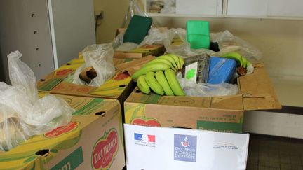 Les douaniers de Dunkerque (Nord) ont saisi 416&nbsp;kilos de cocaïne&nbsp;dans un conteneur de bananes en provenance de Colombie, le 10 août 2021.&nbsp; (DOUANE FRANCAISE)