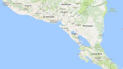 L'épicentre du séisme, qui s'est produit jeudi 24 novembre, a été localisé dans le Pacifique, à&nbsp;120 kilomètres au sud des côtes salvadoriennes. (GOOGLE MAPS)