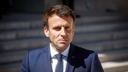 Le report de l'annonce du nouveau gouvernement est une stratégie, assure l'entourage du président.&nbsp; (THOMAS PADILLA / MAXPPP)