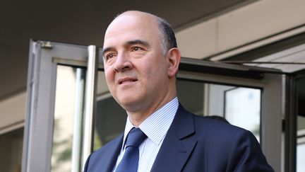 Pierre Moscovici, le ministre de l'Economie, le 6 juin 2013 &agrave; Pantin (Seine-Saint-Denis). (THOMAS SAMSON / AFP)