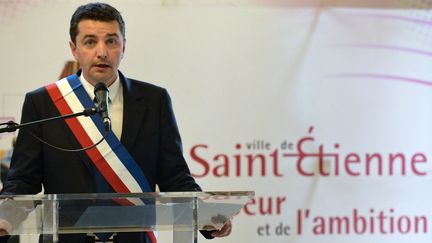 Le maire de Saint-Etienne Gaël Perdriau, en 2014. (JEAN-PHILIPPE KSIAZEK / AFP)