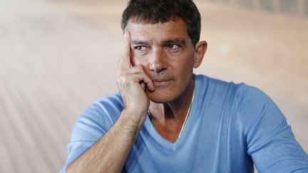 L'acteur espagnol Antonio Banderas, le 6 septembre 2017, à Deauville (Calvados). (CHARLY TRIBALLEAU / AFP)