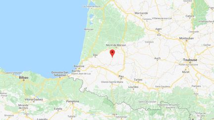 La prévenue avait été interpellée en mai 2017 à Horsarrieu, dans les Landes. (CAPTURE D'ÉCRAN GOOGLE MAPS)