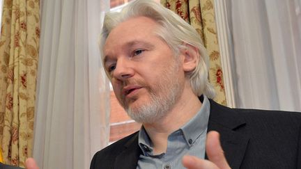 &nbsp; (Julian Assange, ici en juin 2014, accepte d'être entendu par la justice suédoise à l'ambassade d'Equateur à Londres © MaxPPP)