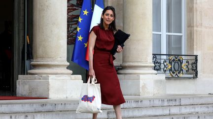 Brune Poirson quitte l'Elysée à Paris, le 3 juin 2019. (LUDOVIC MARIN / AFP)