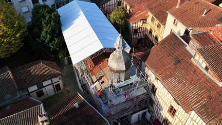 La chapelle Saint-Aurélien de Limoges est en cours de restauration (Vues d'en Haut)