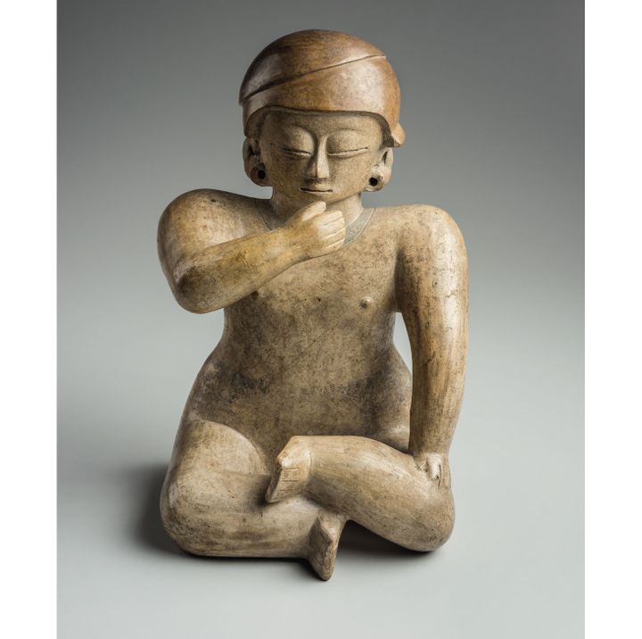 Personnage en méditation mystique, 1000-350 av. J-C
 (musée du quai Branly, photo Christoph Hirtz)