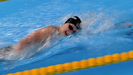 Katie Ledecky à pleine vitesse (JOSEP LAGO / AFP)