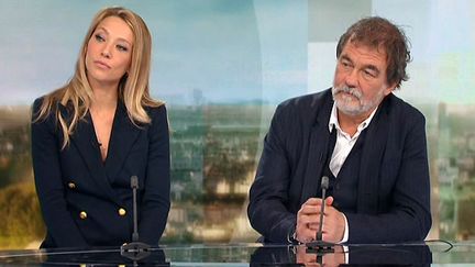 Laura Smet et Olivier Marchal au 20h
 (France 2 / culturebox)