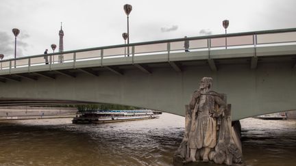 La Seine sous le pont de l'Alma, à Paris, le 7 mai 2015. (STEPHANE ROUPPERT / CITIZENSIDE.COM / AFP)