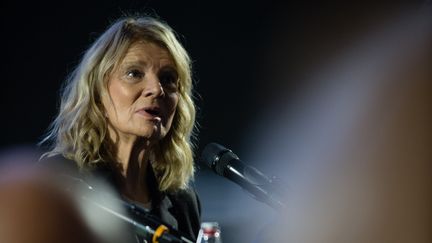 Nicole Garcia était l'invitée du Festival Lumière 2022 lundi au Pathé Bellecour. (LOIC BENOIT)