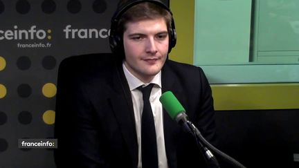 Robin Reda, député LR de l'Essonne, invité de franceinfo le mardi 23 janvier. (FRANCEINFO / RADIOFRANCE)