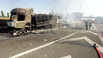 Le gendarme avait tué un chauffeur routier sur l'autoroute A20 à Montauban vendredi 7 août. (MANUEL MASSIP / MAXPPP)