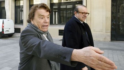 L'homme d'affaires Bernard Tapie, le 12 mars 2015 &agrave; Paris. (ERIC FEFERBERG / AFP)