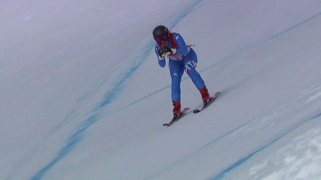 Revenue d'une terrible blessure, l'Italienne Sofia Goggia réussit l'exploit d'accrochée une très belle médaille d'argent.