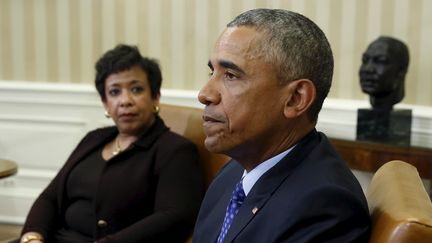 Le président des Etats-Unis, Barack Obama, le 4 janvier 2016 dans le bureau présidentiel de la Maison Blanche à Washington. (KEVIN LAMARQUE / REUTERS)