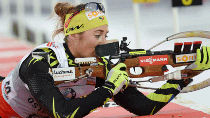 La biathlète française Marie-Laure Brunet