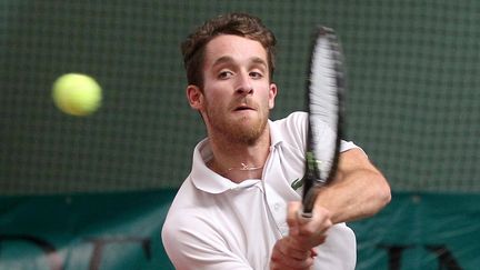 Constant Lestienne, le 29 mars 2015 au tournoi de tennis de Saint-Raphaël (Var). (MAXPPP)