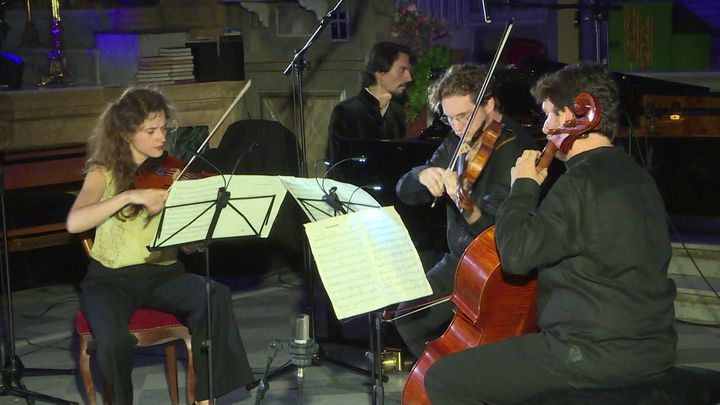 Concert d'ouverture du 2e Festival Corsica Cantabile le 3 août 2023. (France 3 Corse   C. Ferrer / S. Lapera / F. Bernardini)