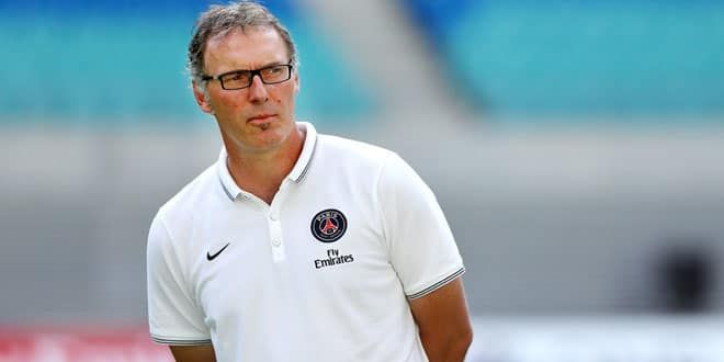 L'entraîneur du PSG, Laurent Blanc