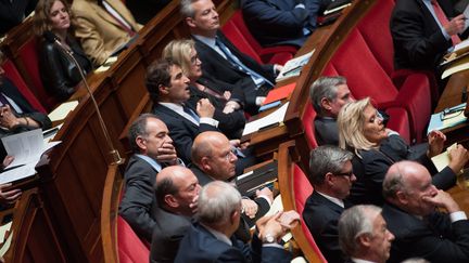 Les d&eacute;put&eacute;s durant la s&eacute;ance de questions au gouvernement &agrave; l'Assembl&eacute;e nationale, le 3 juin 2014. (MAXPPP)