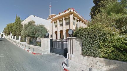 Le Consulat de France à Jérusalem.&nbsp;&nbsp; (GOOGLE STREET VIEW)