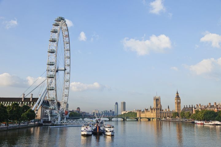 The London Eye in the heart of the South Bank on the south bank of the River Thames in October 2012. (EURASIA PRESS / PHOTONONSTOP)