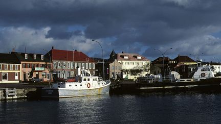 Saint-Pierre-et-Miquelon, reconstruire l'achipel et développer ses installations portuaires, c'est le souhait de Roher Hélène, le président du Medef local (WOLFGANG KAEHLER / LIGHTROCKET /GETTY IMAGES)