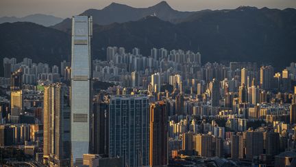 Une vue générale de Hong Kong, le 13 juillet 2022. (VERNON YUEN / NURPHOTO / AFP)