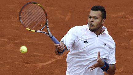 Le Fran&ccedil;ais Jo-Wilfried Tsonga, le 1er juin 2014, &agrave; Roland-Garros. (PASCAL GUYOT / AFP)