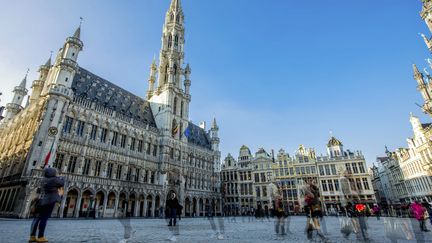 La Grand-Place à Bruxelles (Belgique), le 17 janvier 2017. (MAXPPP)